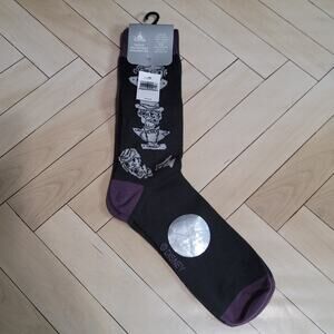 Disney Parks Haunted Mansion Singing Busts Glow in the Dark Socks